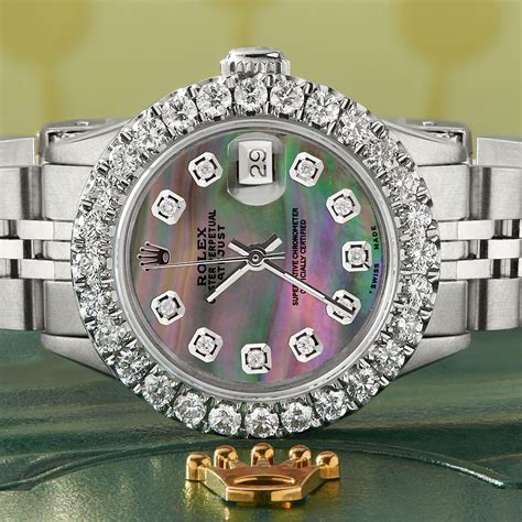 diamond bezel rolex mens|men's diamond bezel rolex watches.